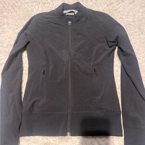 Athleta Black Bomber Jacket